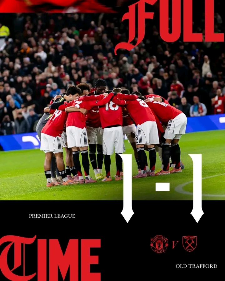 1-1 Draw: 5 Brutal Truths Behind Manchester United's Collapse 1-1 Draw: 5 Brutal Truths Behind Manchester United's Collapse