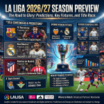 La Liga 2026/27 season preview with title contenders, opening fixtures, top players, and new signings